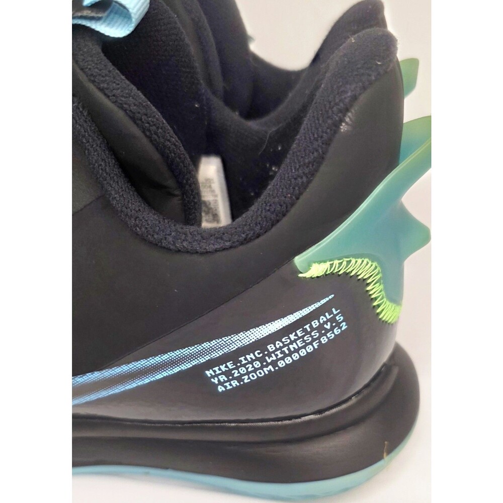 Nike LeBron Witness V (5) Mens Size 11 CQ9380-004 Black Light Blue Fury - Picture 2 of 7